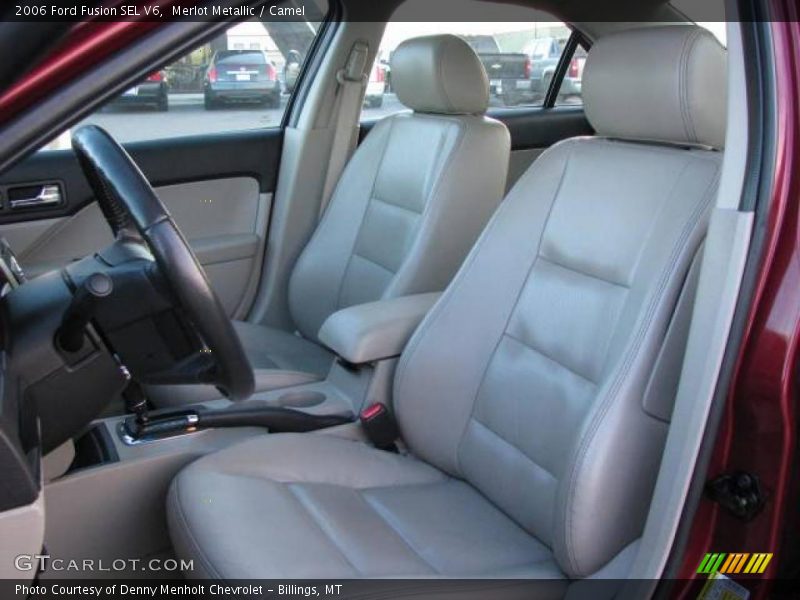 Merlot Metallic / Camel 2006 Ford Fusion SEL V6
