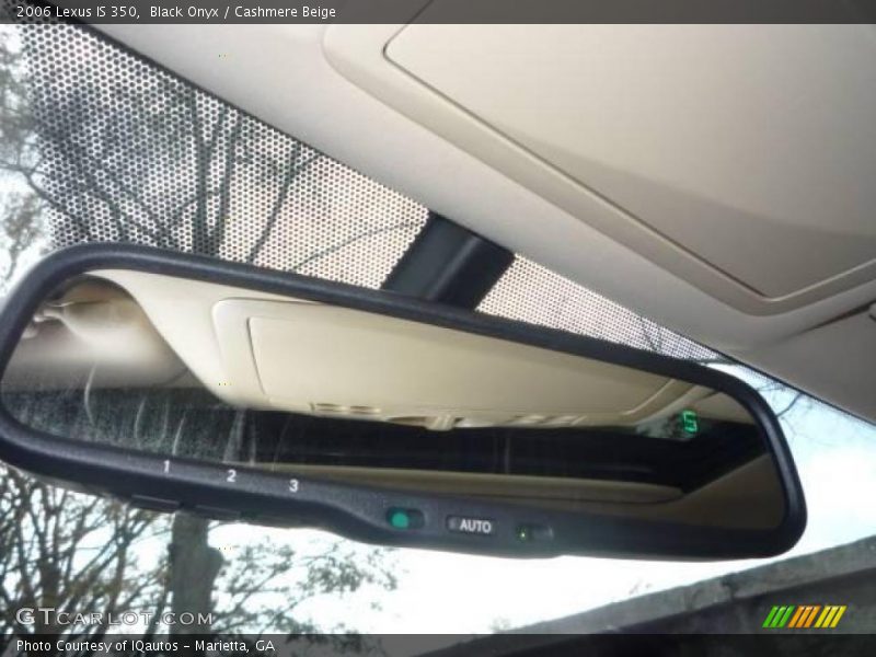 Black Onyx / Cashmere Beige 2006 Lexus IS 350