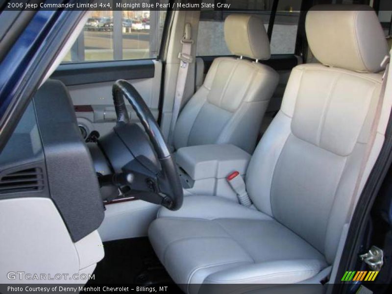 Midnight Blue Pearl / Medium Slate Gray 2006 Jeep Commander Limited 4x4