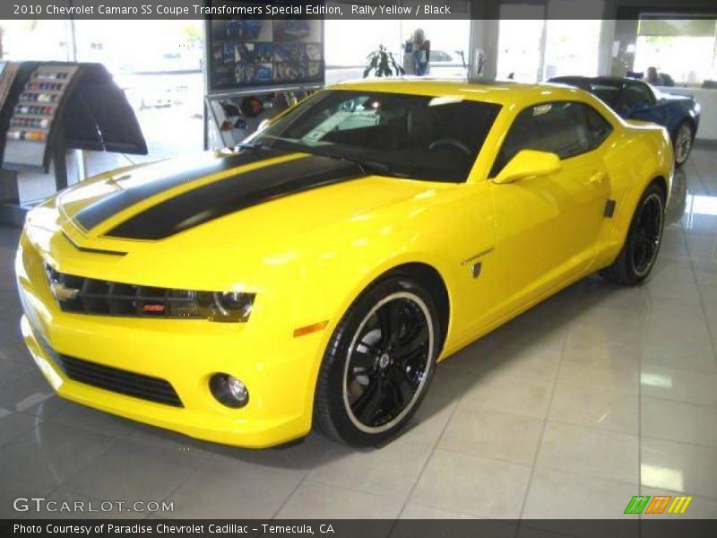 Rally Yellow / Black 2010 Chevrolet Camaro SS Coupe Transformers Special Edition
