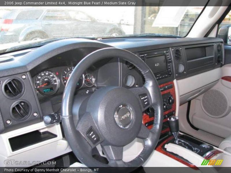 Midnight Blue Pearl / Medium Slate Gray 2006 Jeep Commander Limited 4x4