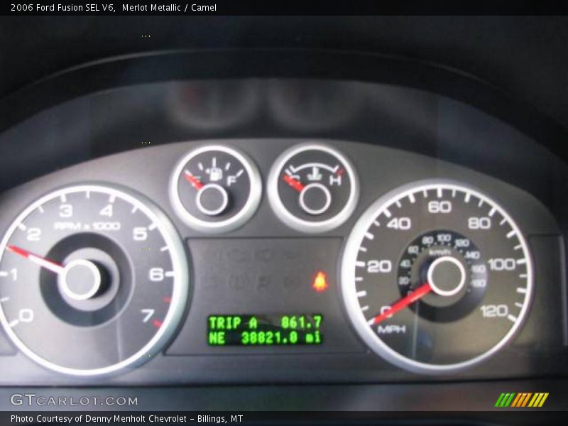 Merlot Metallic / Camel 2006 Ford Fusion SEL V6