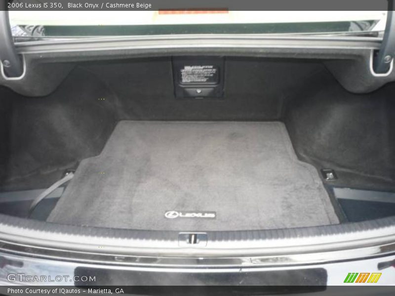 Black Onyx / Cashmere Beige 2006 Lexus IS 350