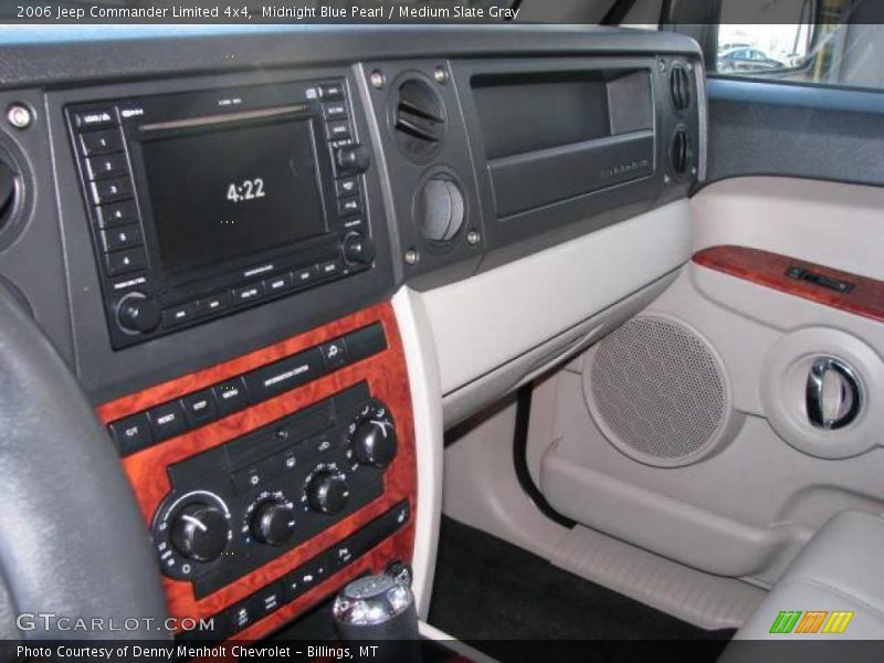 Midnight Blue Pearl / Medium Slate Gray 2006 Jeep Commander Limited 4x4