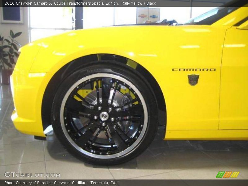 Rally Yellow / Black 2010 Chevrolet Camaro SS Coupe Transformers Special Edition