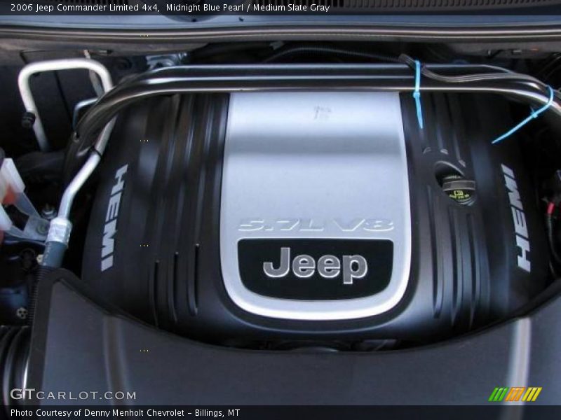 Midnight Blue Pearl / Medium Slate Gray 2006 Jeep Commander Limited 4x4