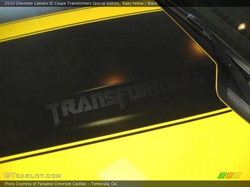 Rally Yellow / Black 2010 Chevrolet Camaro SS Coupe Transformers Special Edition