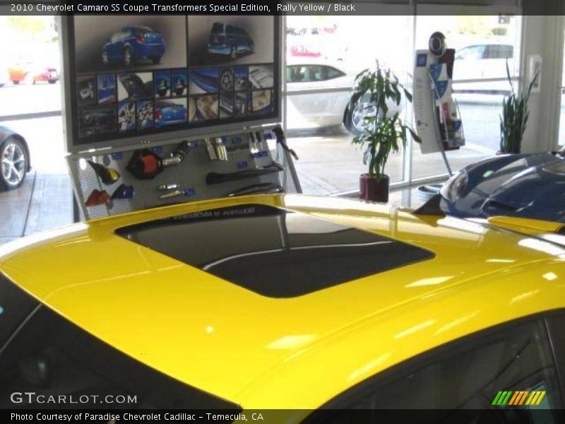 Rally Yellow / Black 2010 Chevrolet Camaro SS Coupe Transformers Special Edition