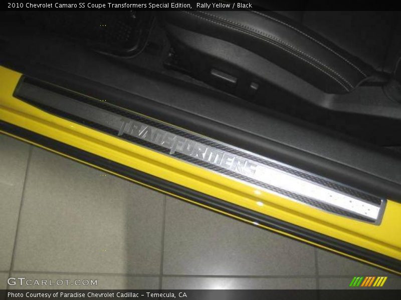 Rally Yellow / Black 2010 Chevrolet Camaro SS Coupe Transformers Special Edition