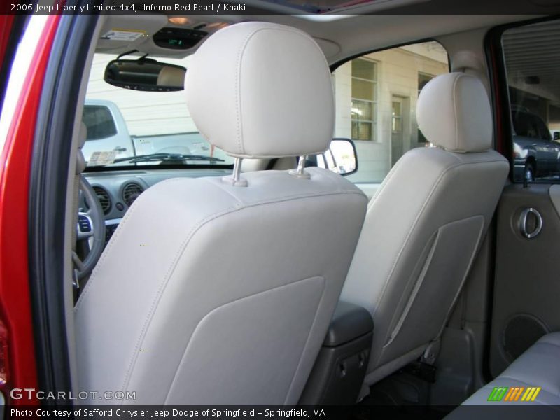 Inferno Red Pearl / Khaki 2006 Jeep Liberty Limited 4x4