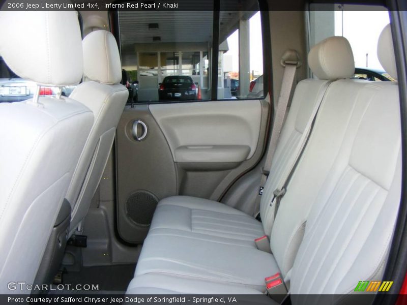 Inferno Red Pearl / Khaki 2006 Jeep Liberty Limited 4x4