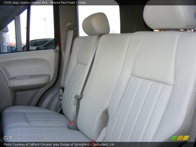 Inferno Red Pearl / Khaki 2006 Jeep Liberty Limited 4x4