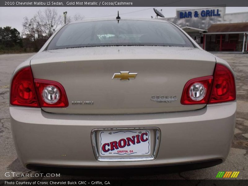 Gold Mist Metallic / Cocoa/Cashmere 2010 Chevrolet Malibu LS Sedan