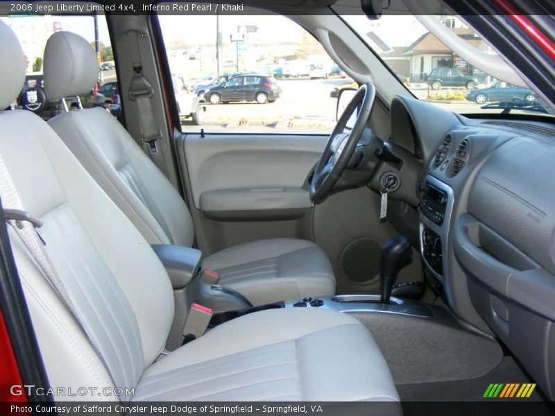 Inferno Red Pearl / Khaki 2006 Jeep Liberty Limited 4x4