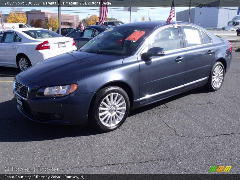 Barents Blue Metallic / Sandstone Beige 2007 Volvo S80 3.2