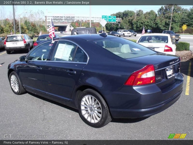 Barents Blue Metallic / Sandstone Beige 2007 Volvo S80 3.2