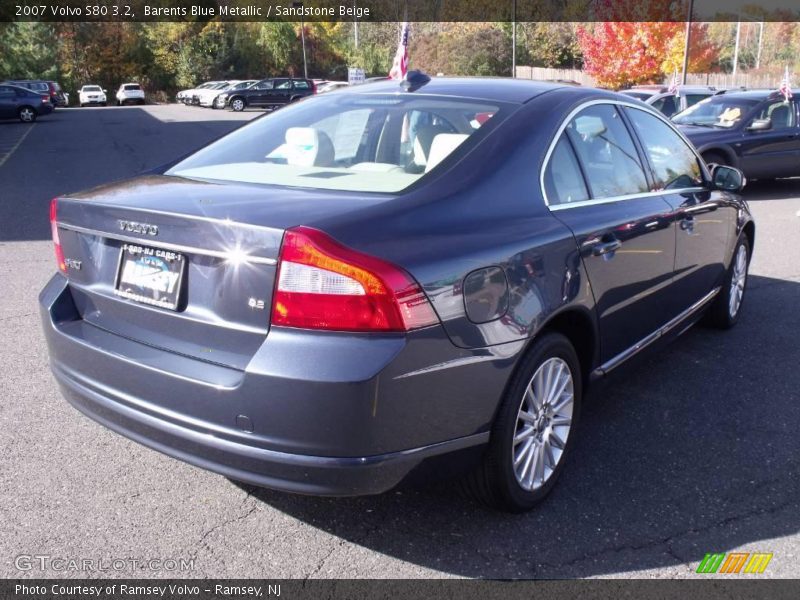 Barents Blue Metallic / Sandstone Beige 2007 Volvo S80 3.2