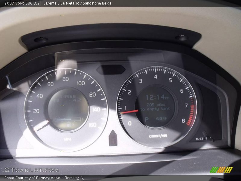 Barents Blue Metallic / Sandstone Beige 2007 Volvo S80 3.2