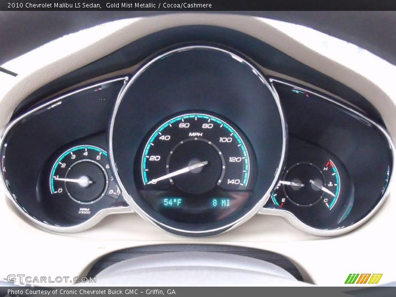 Gold Mist Metallic / Cocoa/Cashmere 2010 Chevrolet Malibu LS Sedan