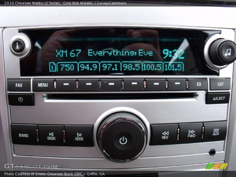 Gold Mist Metallic / Cocoa/Cashmere 2010 Chevrolet Malibu LS Sedan