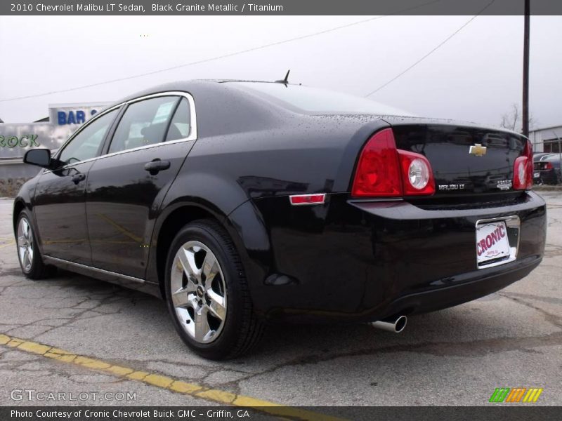 Black Granite Metallic / Titanium 2010 Chevrolet Malibu LT Sedan