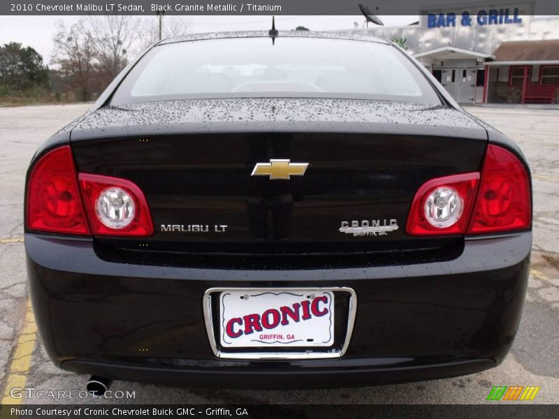 Black Granite Metallic / Titanium 2010 Chevrolet Malibu LT Sedan