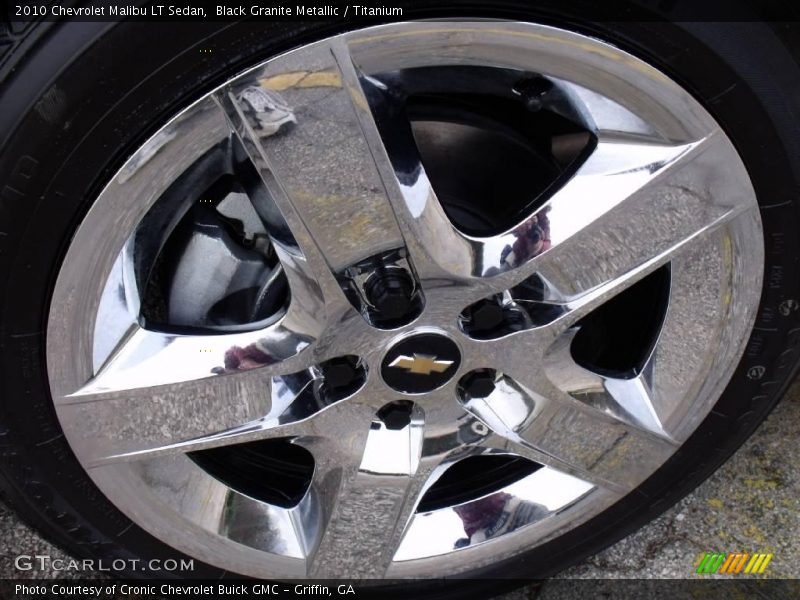 Black Granite Metallic / Titanium 2010 Chevrolet Malibu LT Sedan