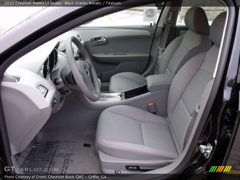 Black Granite Metallic / Titanium 2010 Chevrolet Malibu LT Sedan