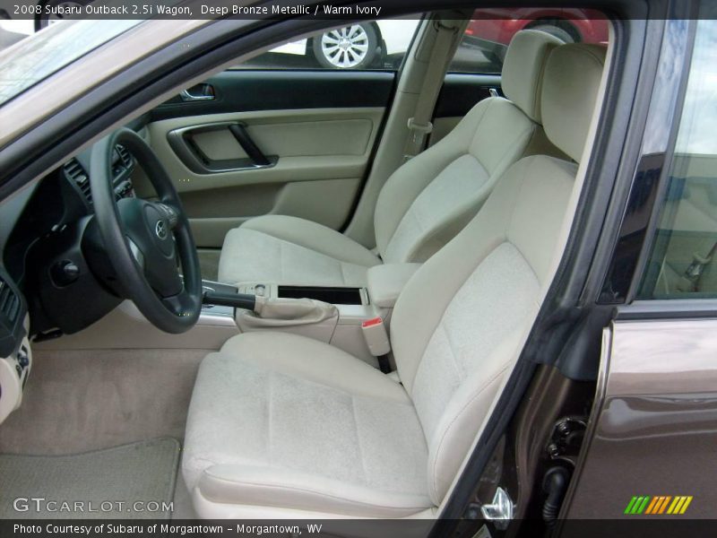 Deep Bronze Metallic / Warm Ivory 2008 Subaru Outback 2.5i Wagon
