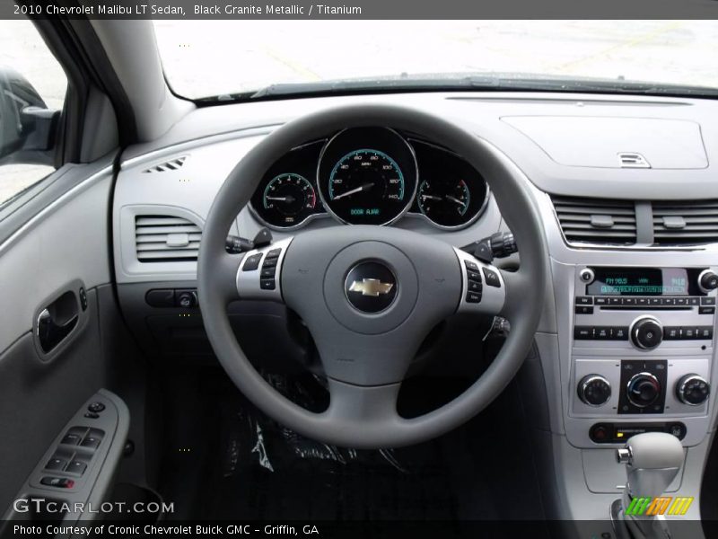 Black Granite Metallic / Titanium 2010 Chevrolet Malibu LT Sedan