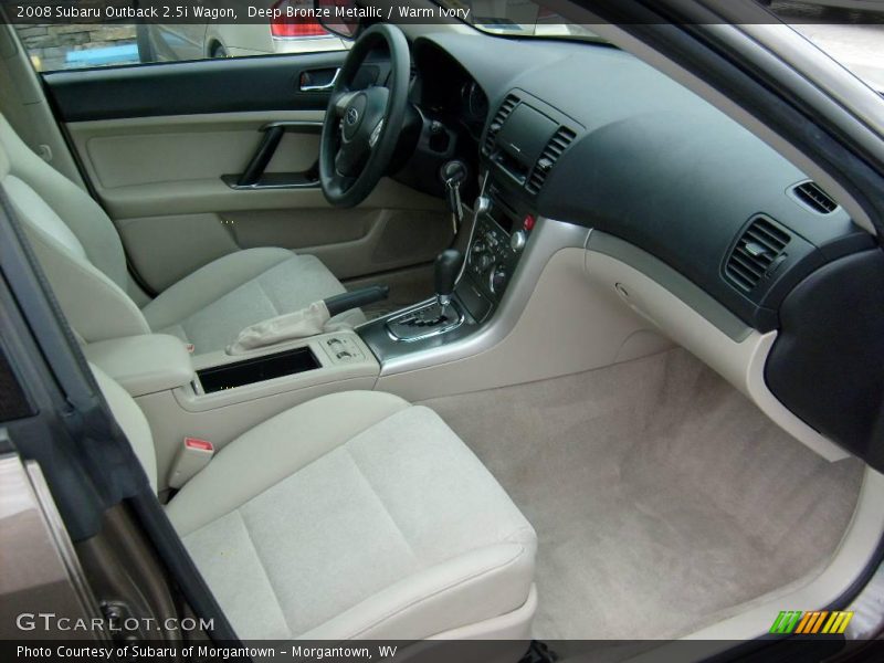 Deep Bronze Metallic / Warm Ivory 2008 Subaru Outback 2.5i Wagon