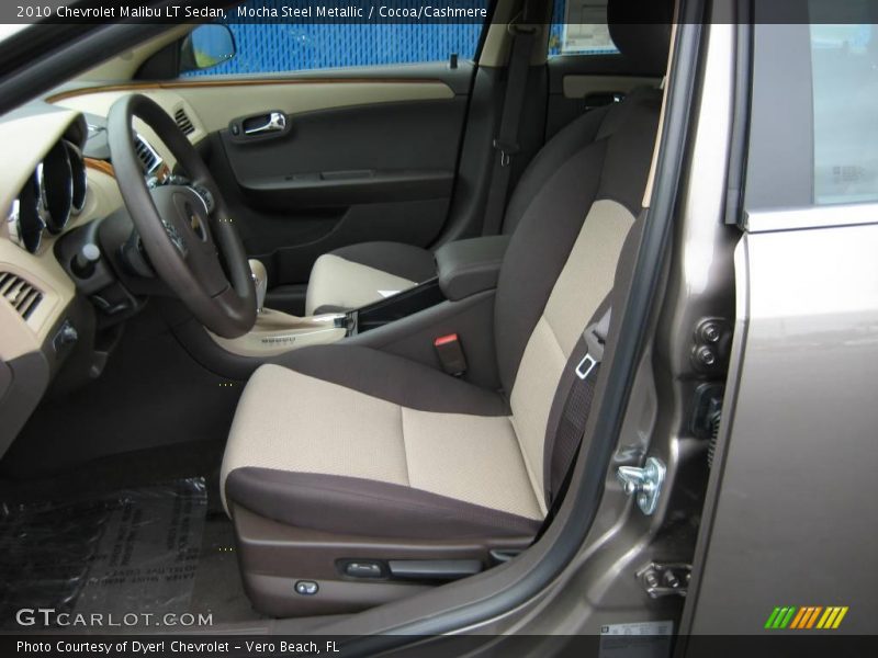Mocha Steel Metallic / Cocoa/Cashmere 2010 Chevrolet Malibu LT Sedan