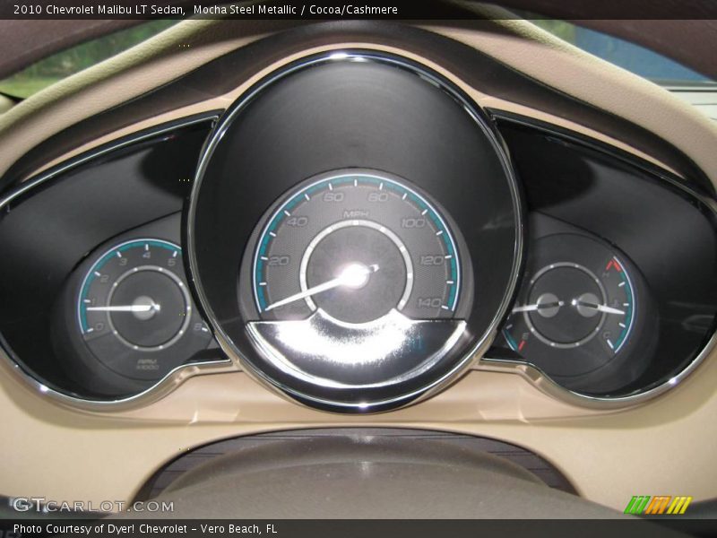 Mocha Steel Metallic / Cocoa/Cashmere 2010 Chevrolet Malibu LT Sedan