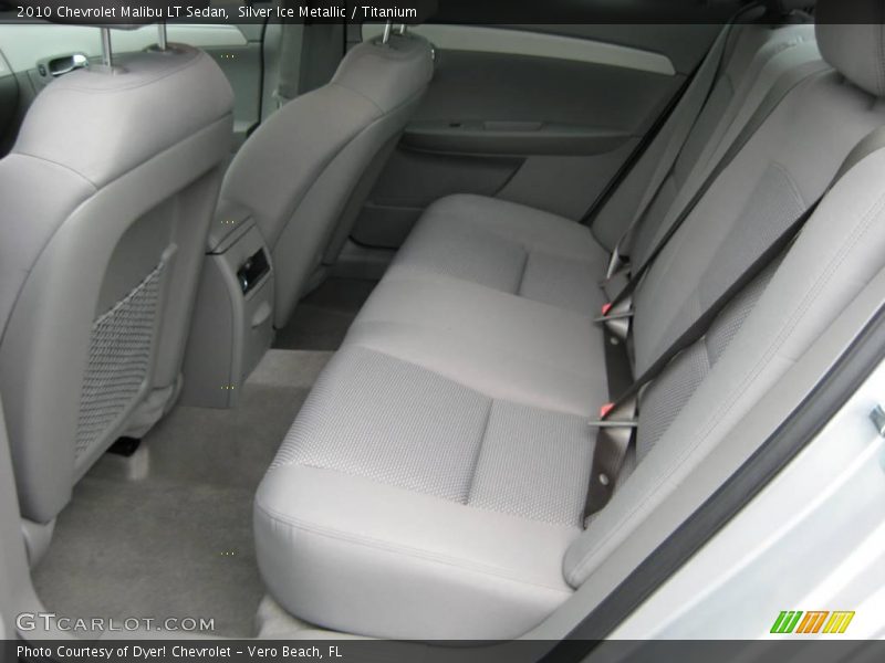 Silver Ice Metallic / Titanium 2010 Chevrolet Malibu LT Sedan