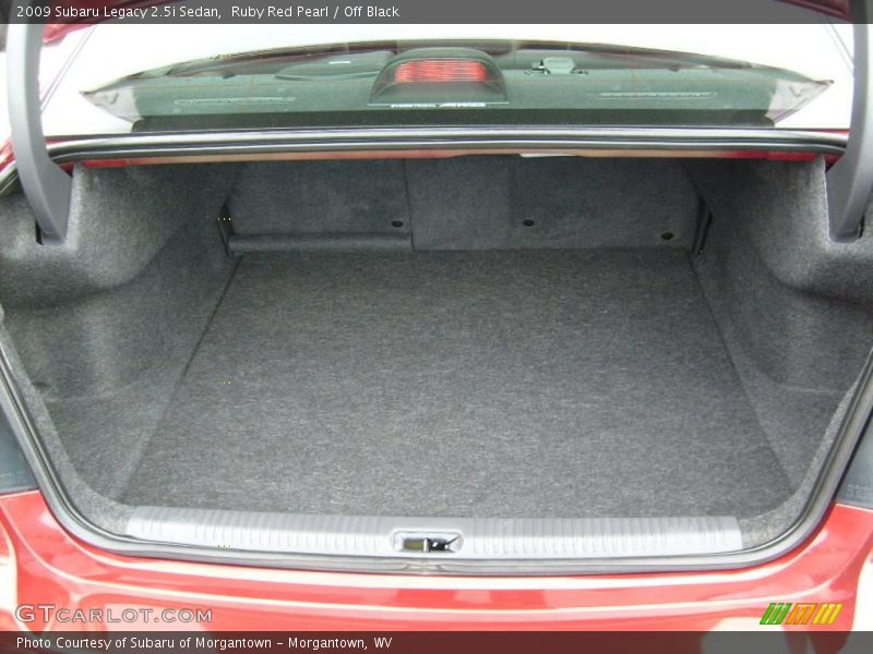 Ruby Red Pearl / Off Black 2009 Subaru Legacy 2.5i Sedan