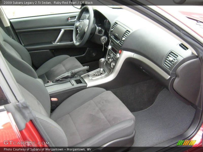 Ruby Red Pearl / Off Black 2009 Subaru Legacy 2.5i Sedan