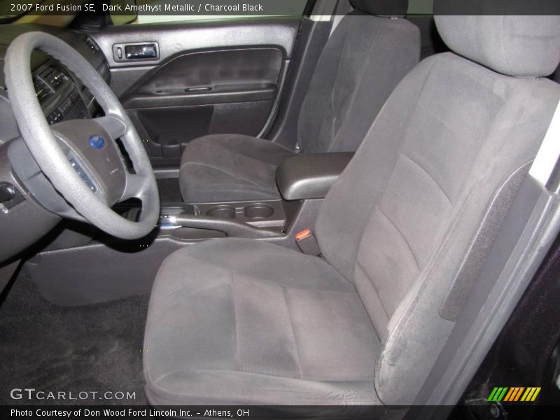 Dark Amethyst Metallic / Charcoal Black 2007 Ford Fusion SE
