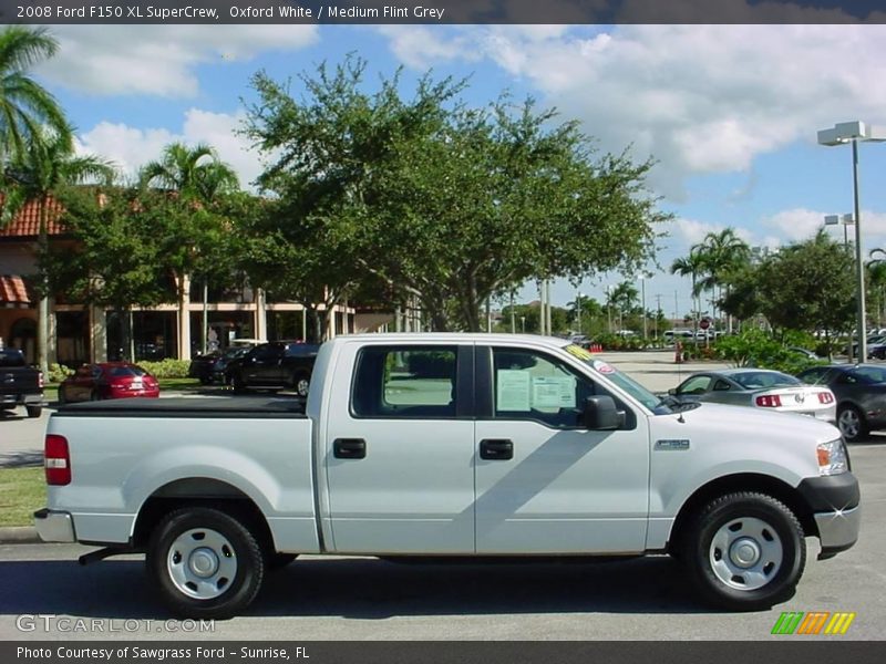 Oxford White / Medium Flint Grey 2008 Ford F150 XL SuperCrew