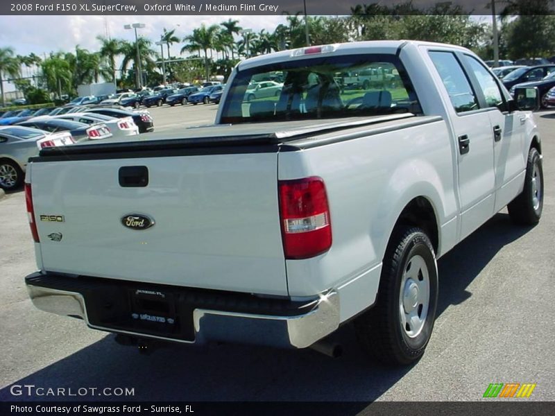 Oxford White / Medium Flint Grey 2008 Ford F150 XL SuperCrew