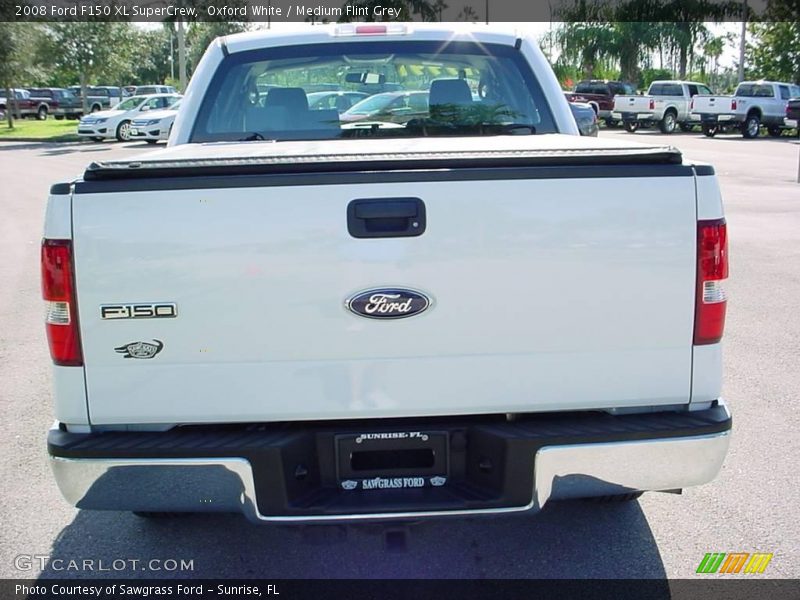 Oxford White / Medium Flint Grey 2008 Ford F150 XL SuperCrew