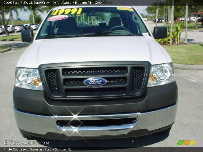 Oxford White / Medium Flint Grey 2008 Ford F150 XL SuperCrew