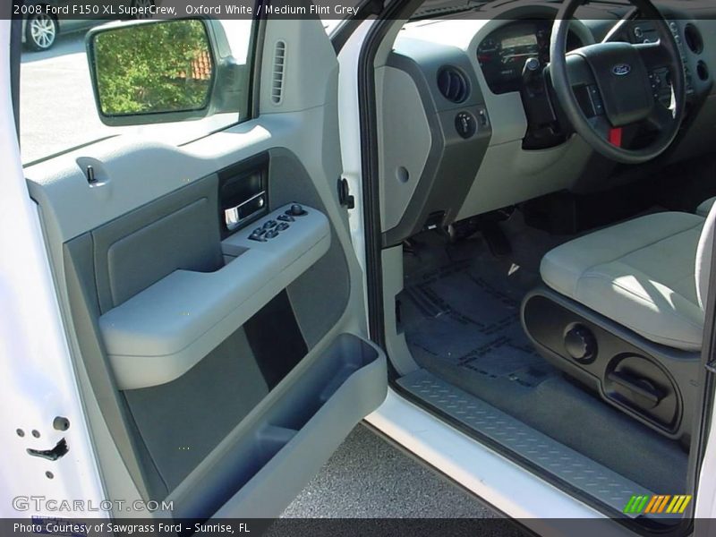 Oxford White / Medium Flint Grey 2008 Ford F150 XL SuperCrew