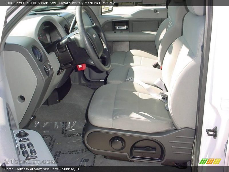 Oxford White / Medium Flint Grey 2008 Ford F150 XL SuperCrew