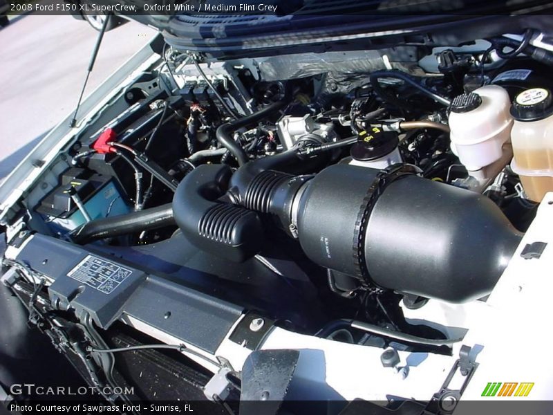 Oxford White / Medium Flint Grey 2008 Ford F150 XL SuperCrew