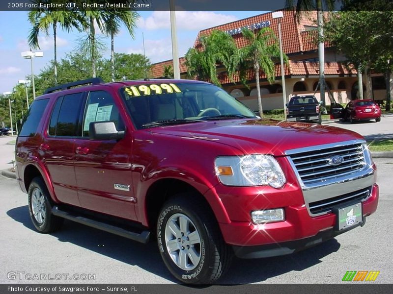 Redfire Metallic / Camel 2008 Ford Explorer XLT
