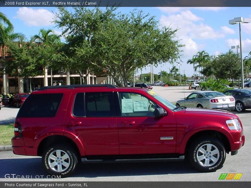 Redfire Metallic / Camel 2008 Ford Explorer XLT