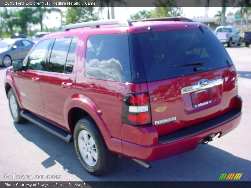 Redfire Metallic / Camel 2008 Ford Explorer XLT