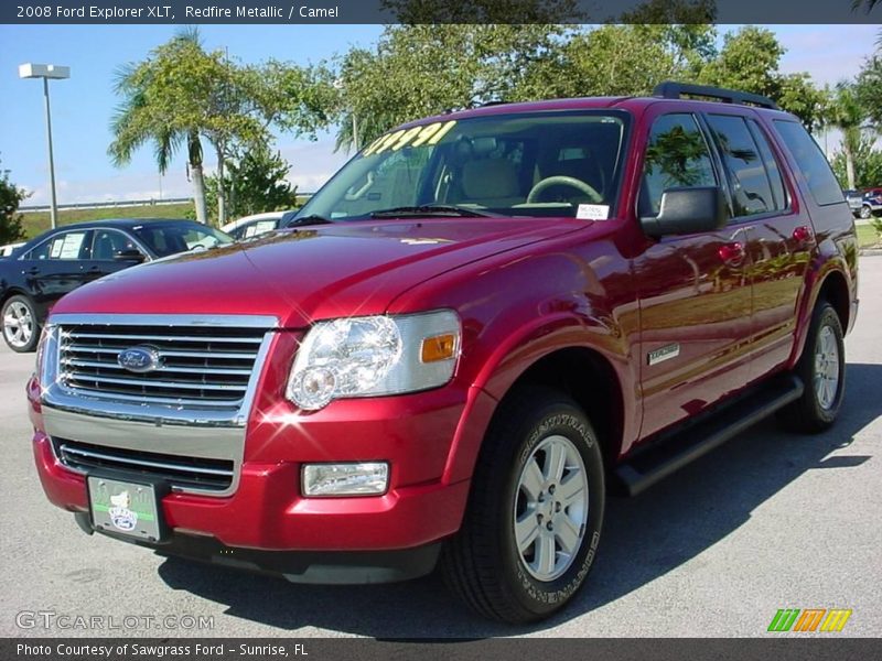 Redfire Metallic / Camel 2008 Ford Explorer XLT