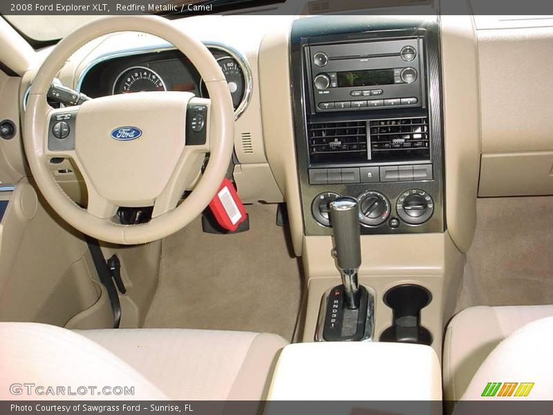 Redfire Metallic / Camel 2008 Ford Explorer XLT