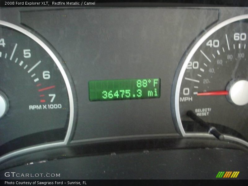 Redfire Metallic / Camel 2008 Ford Explorer XLT